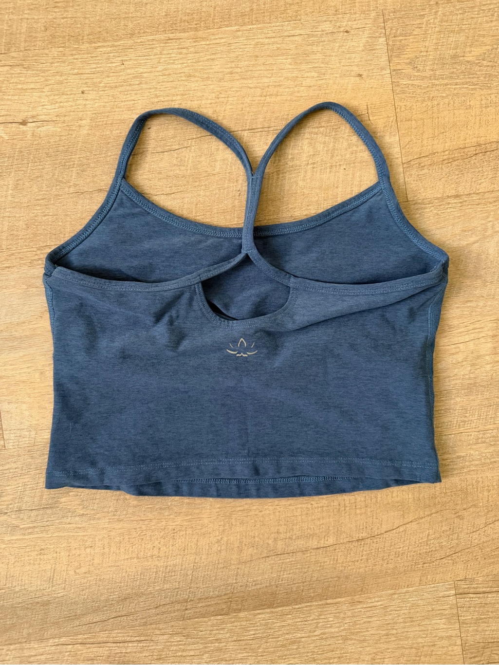 Beyond Yoga Space Dye Slim Racerback Crop Tank In Blue — image 2 of 3